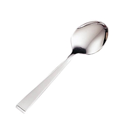 World Tableware® Charm™ Round Bouillon Spoon, Silver, 5 7/8" (3DZ) - 858 016