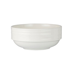 Steelite® Reverb™ Porcelain Stacking Bowl, White, 24 oz - 62103ST1079