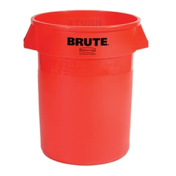 Rubbermaid® BRUTE Waste Container 32 Gal, Red - FG263200RED