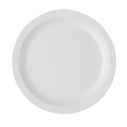 Cambro® Camwear™ Narrow Rim Plate, White, 8.25" - 825CWNR148