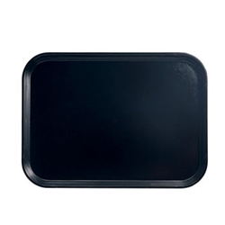 Cambro® Market Display Rectangular Tray, Black, 11-1/2" x 17-3/4" x 1" - 1218MT110