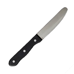 Steelite® Varick Serrated Steak Knife, Black, 9-7/8" - 5793WP059