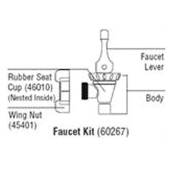 Cambro® Ultra Container Faucet Kit - 60267