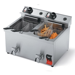 Vollrath® Cayenne® Counter Top Fryer, Electric, 208/240V, 30 lb - CF4-3600DUAL-C