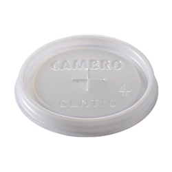 Cambro® Disposable Sip CamLid®, Fits Laguna Tumbler  #LT8, Transluscent - CLLT8190