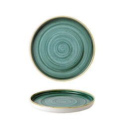 Churchill® Super Vitrified Stonecast® Chef's Plate, Samphire Green, 8-1/4" - SSGSWP211