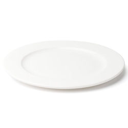 Browne® Foundation™ Porcelain Plate, Round, White, 10.75" - 5630110