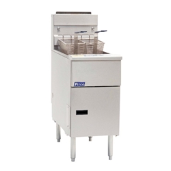 Pitco® Stainless Steel SG14S Fryer, Natural Gas - SG14SN