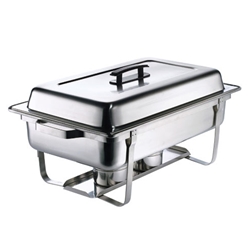 Browne® Rectangular Economy Chafer, Stainless Steel, Full Size, 9 qt - 575126