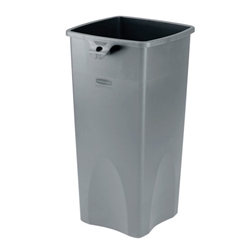 Rubbermaid® Untouchable Square Container 23 Gal, Grey - FG356988GRAY
