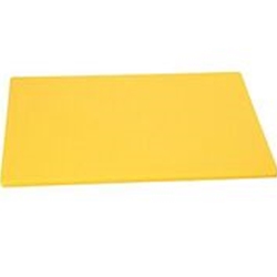 Browne® Medium Density Cutting Board, Yellow, 15" x 20" - 57361517