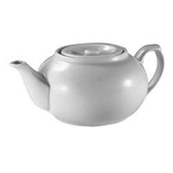 Browne® Porcelain Teapot, White, 16 oz - 563933