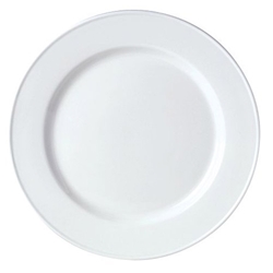 Steelite® Simplicity Slimline Plate, White, 9" (2DZ) - 11010211