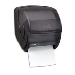 San Jamar® Integra Lever Roll Towel Dispenser, Black Pearl - T850TBK