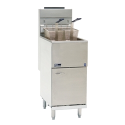 Pitco® 40+ Economy Fryer, Stainless Steel Tank, Natural Gas - 40C+SN