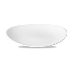 Churchill® Oval Coupe Plate, White, 12.5" - WH OP121