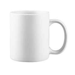 Browne® Palm Ceramic Coffee Mug, White, 11 oz (3DZ) - 563982