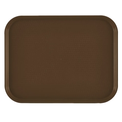 Cambro® Camtray® Rectangular Fast Food Tray, Brown, 14" x 18" - 1418FF167