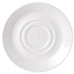 Steelite® Simplicity Double Well Saucer, White, 5.75" (3DZ) - 11010158