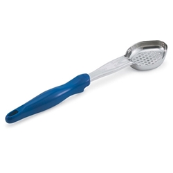 Vollrath® Spoodle Oval Bowl, Perforated, Blue, 2 oz - 6422230