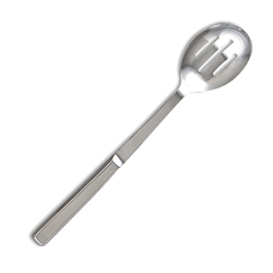Browne® Elite Stainless Steel Slotted Serving Spoon, 11.8" - 573155